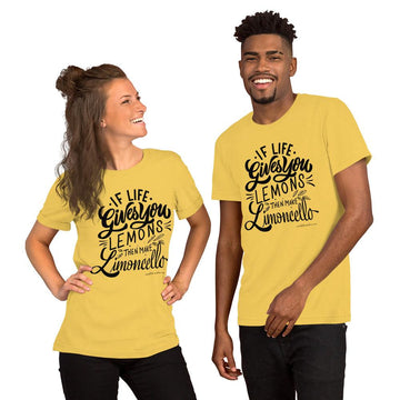 "Limoncello" Short-Sleeve Unisex T-Shirt - AMALFITANA STORE